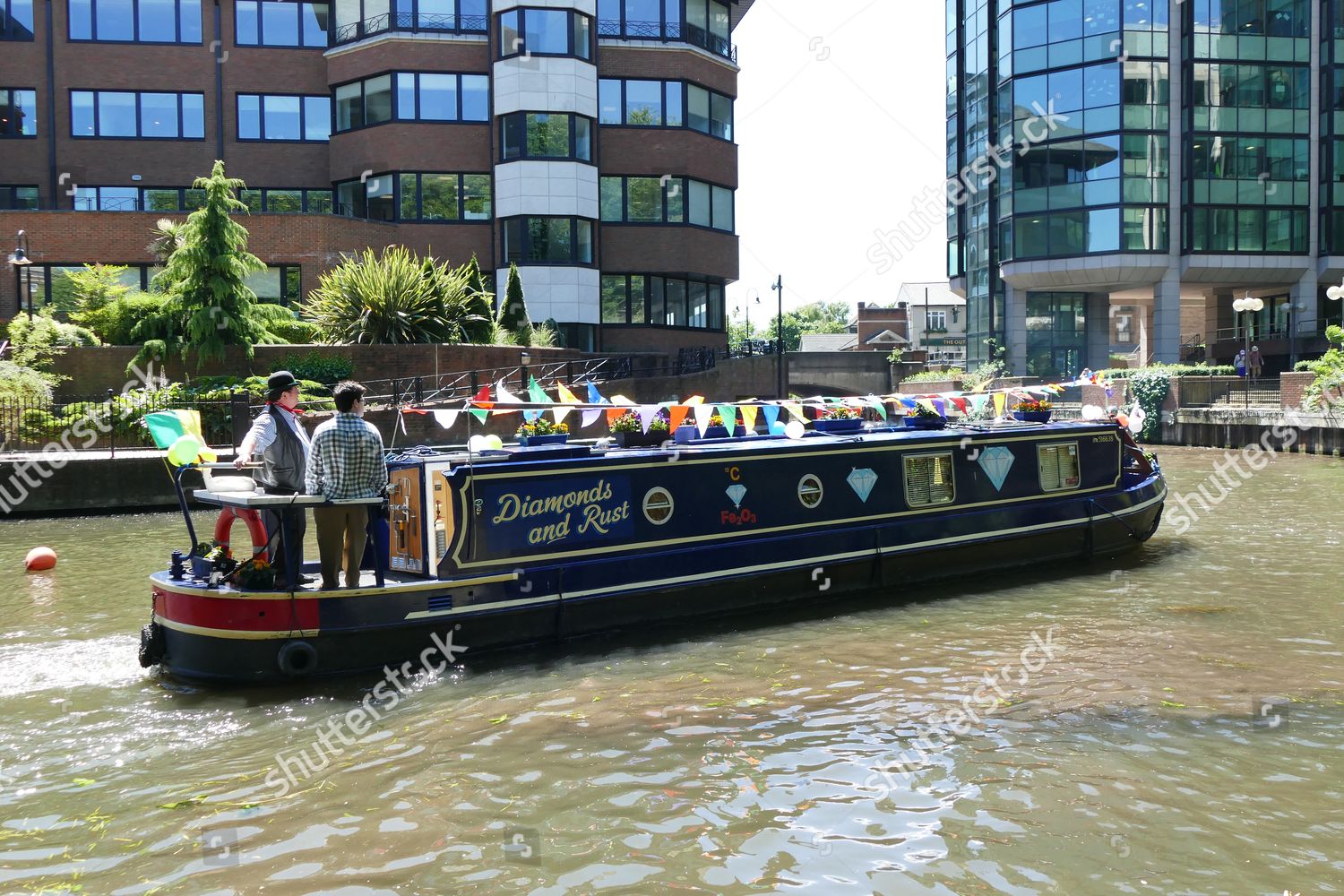 Traditional Narrow Boats Take Place Flotilla Editorial Stock Photo ...