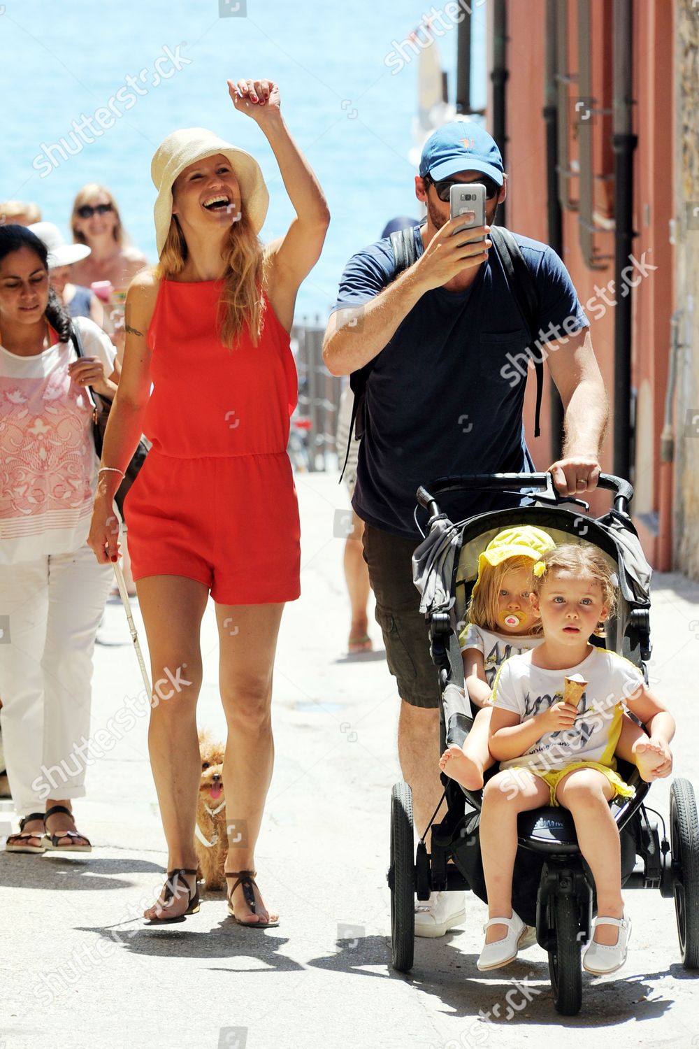 Michelle Hunziker Tomaso Trussardi Their Daughters Celeste Editorial Stock Photo Stock Image Shutterstock