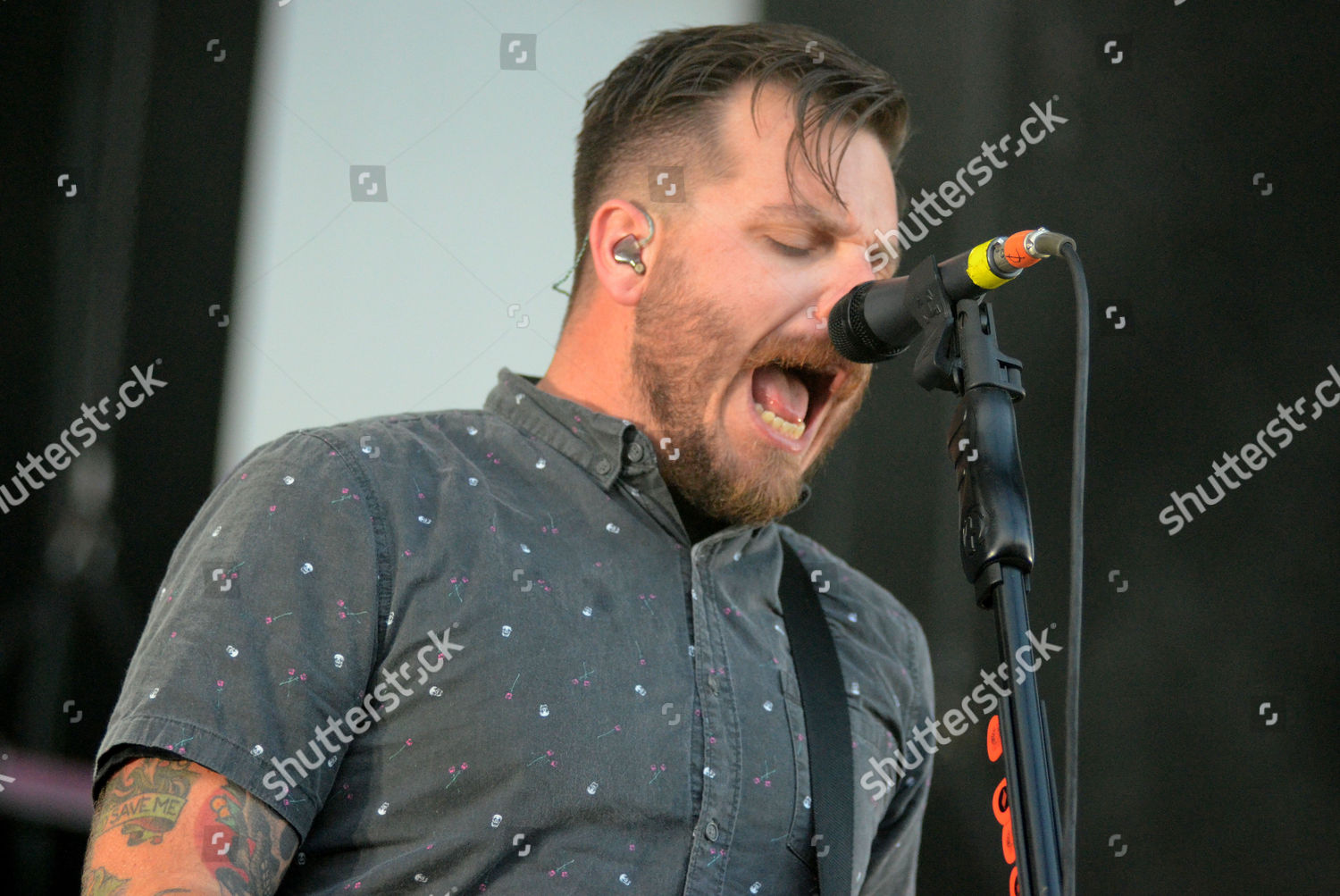 Lead Singer Dustin Kensrue Band Thrice Editorial Stock Photo - Stock ...