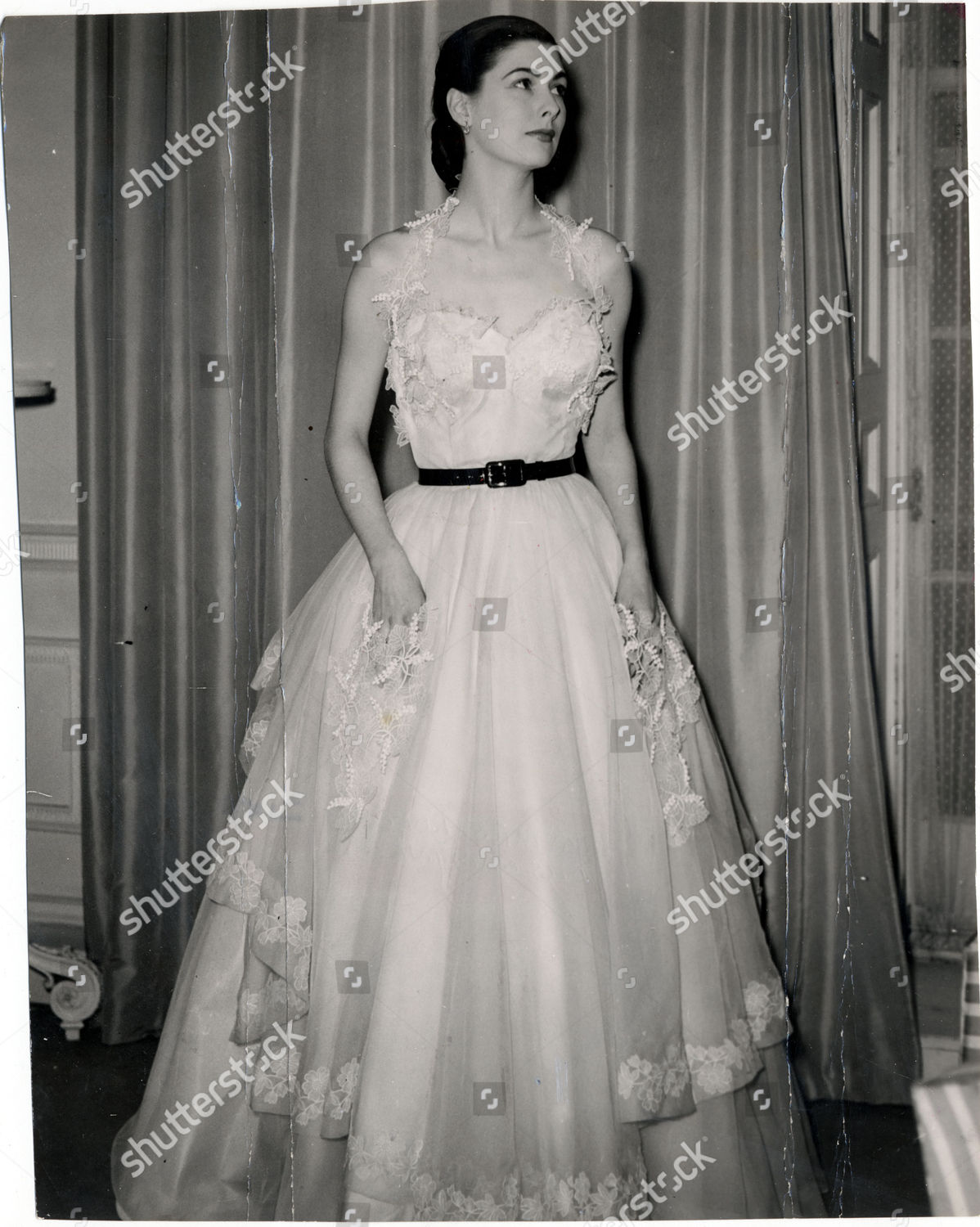 Eunice Gardiner Fifties Fashion Model Picture Editorial Stock Photo ...