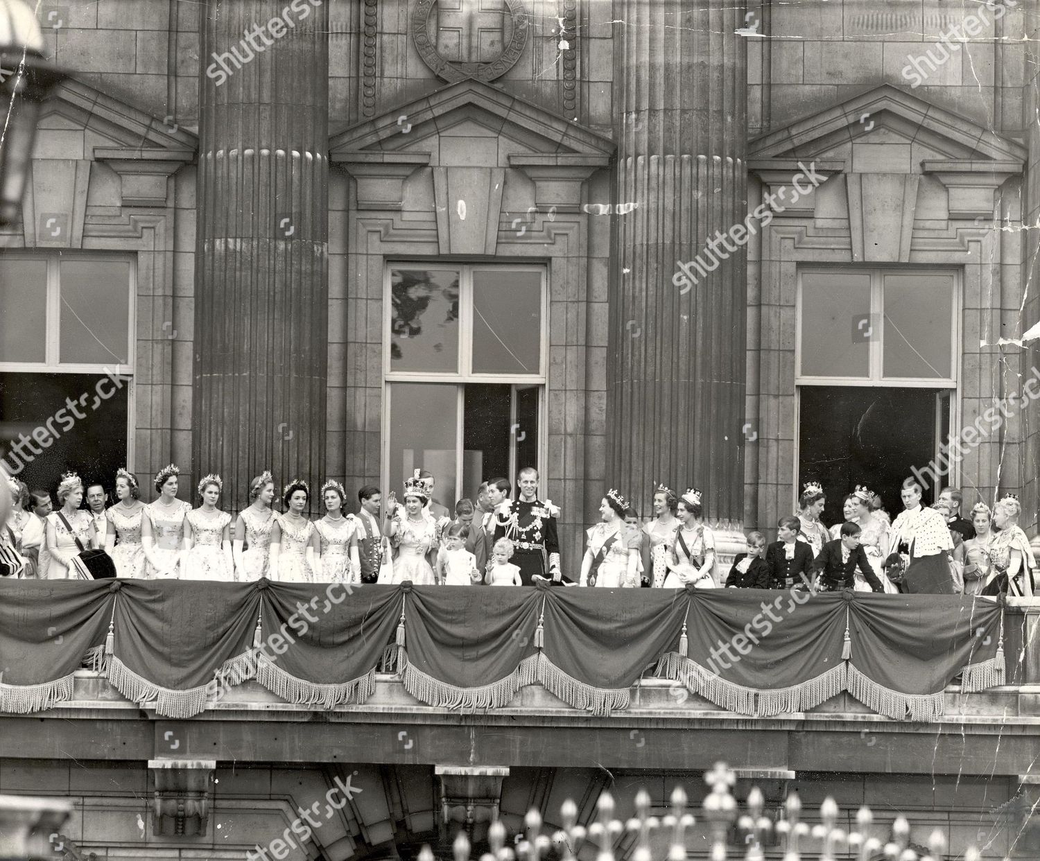 Coronation Day 2nd June 1953 Royal Event Editorial Stock Photo