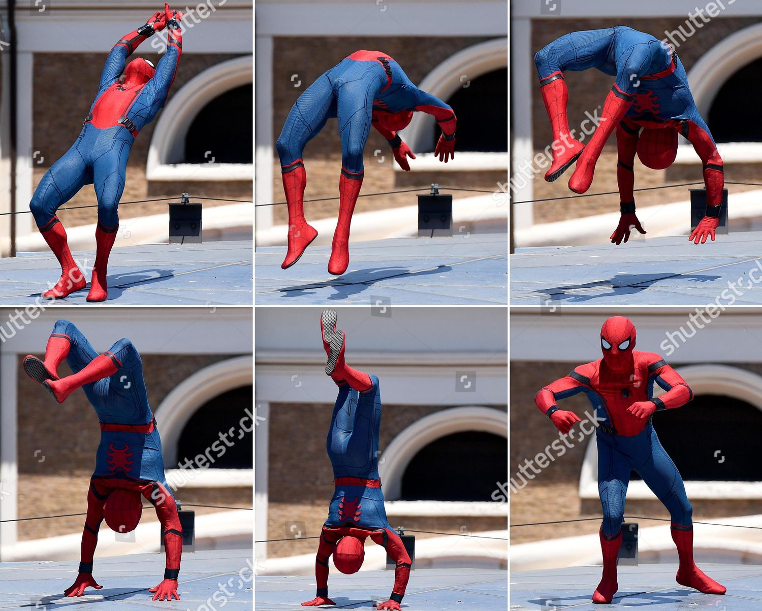 Composite Picture Shows Man Wearing Spiderman Editorial Stock Photo - Stock  Image | Shutterstock