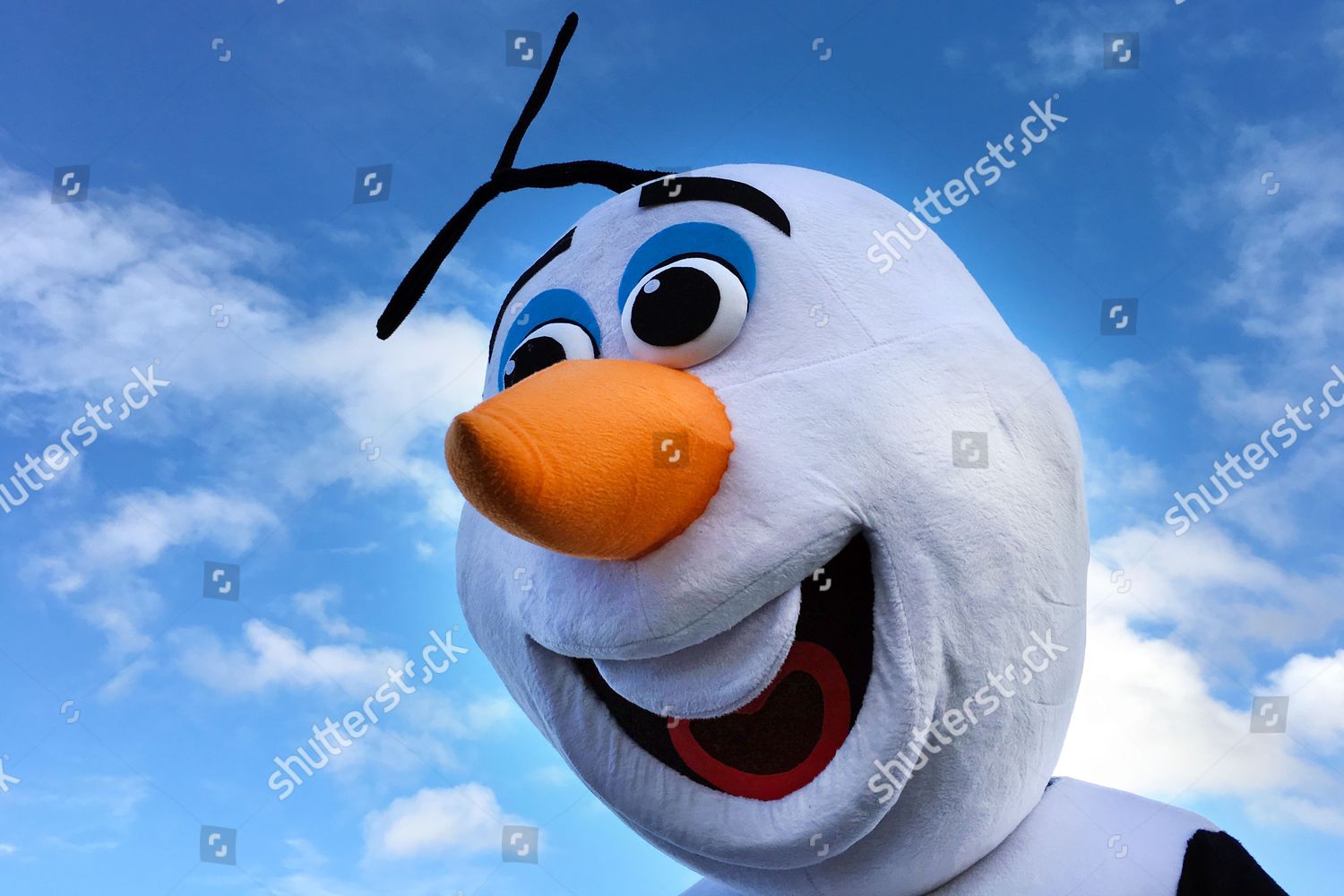 Olaf Snowman Fictional Character 2013 Animated Film Foto Editorial