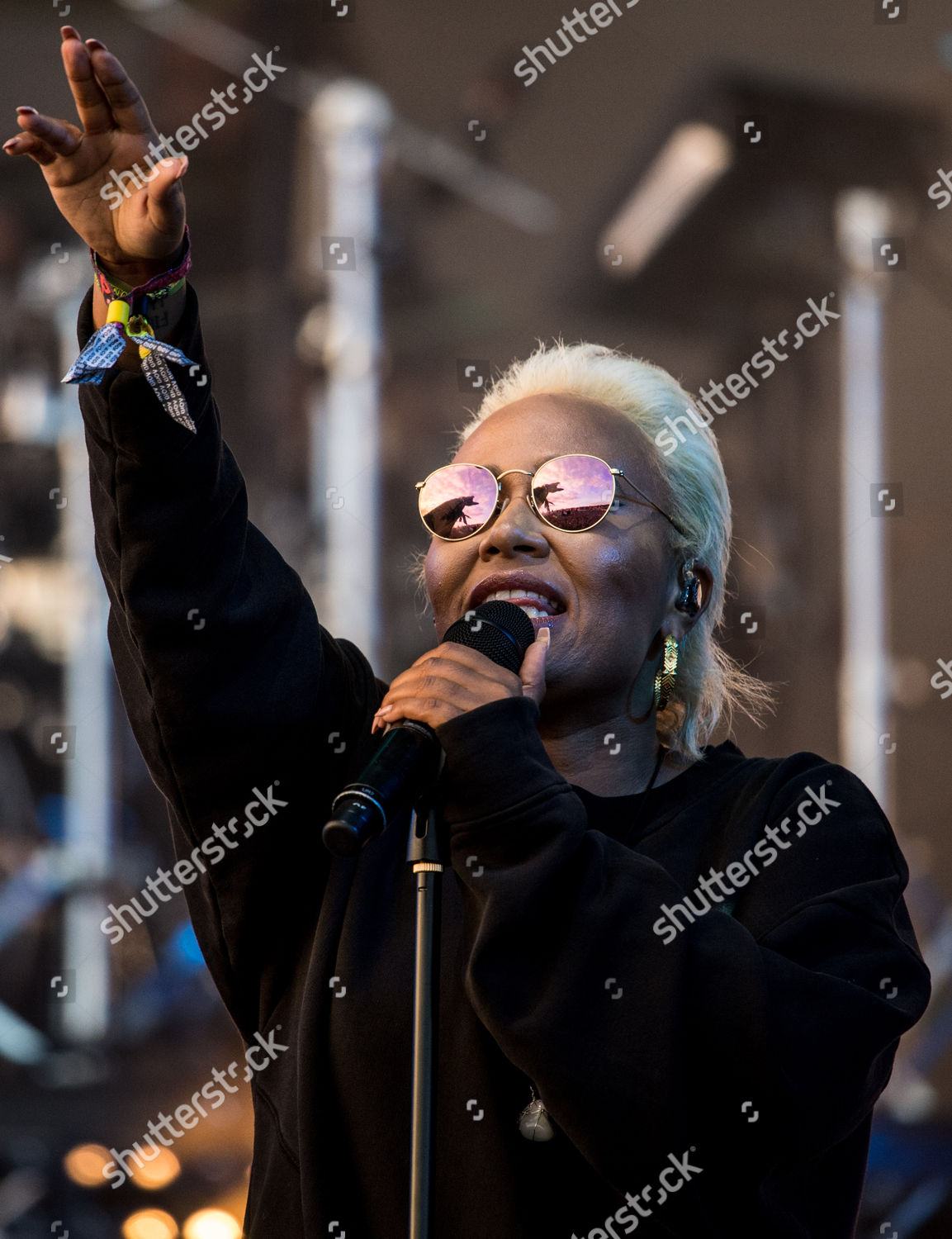 Emeli Sande Performing On Other Stage Editorial Stock Photo - Stock