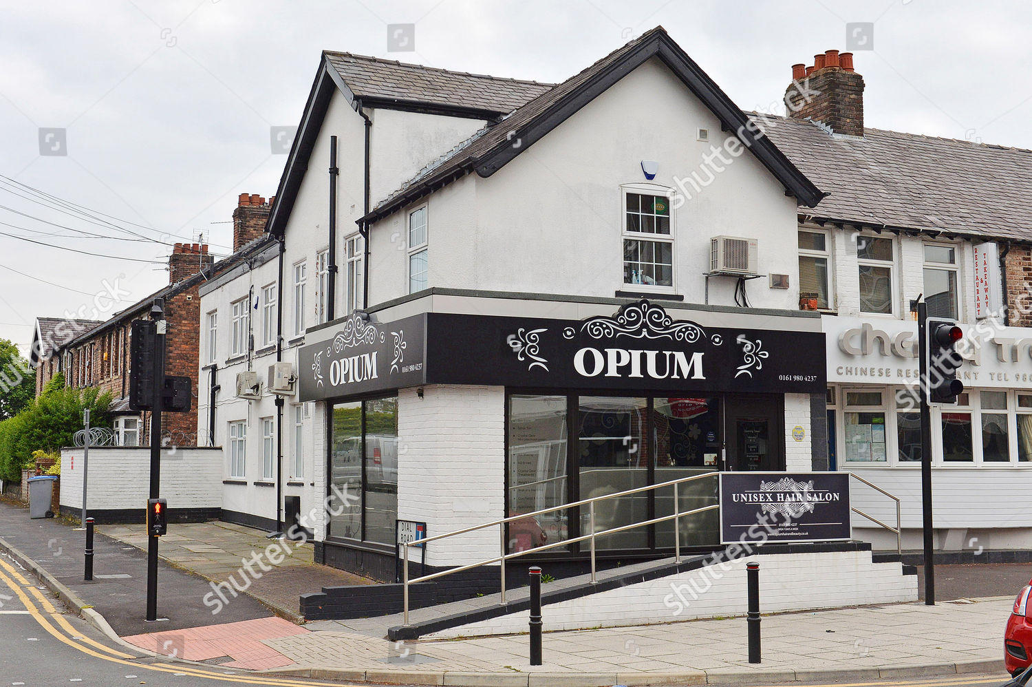 Opium Beauty Salon Hale Barns Cheshire Editorial Stock Photo