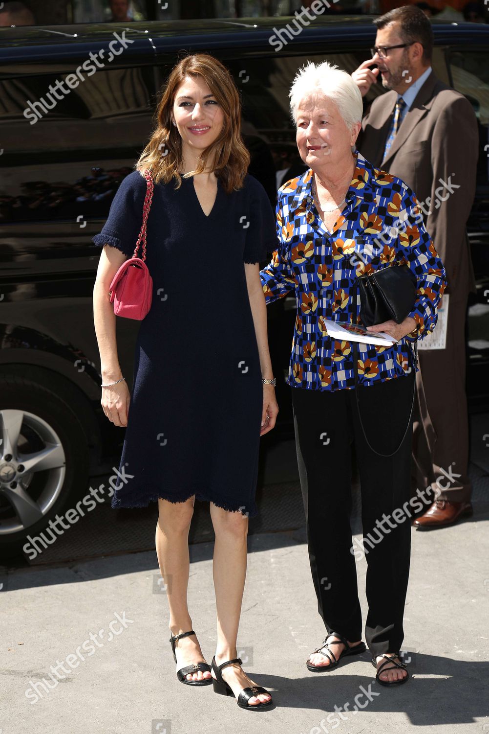 Sofia Coppola arriving at the Chanel show during Paris Fashion