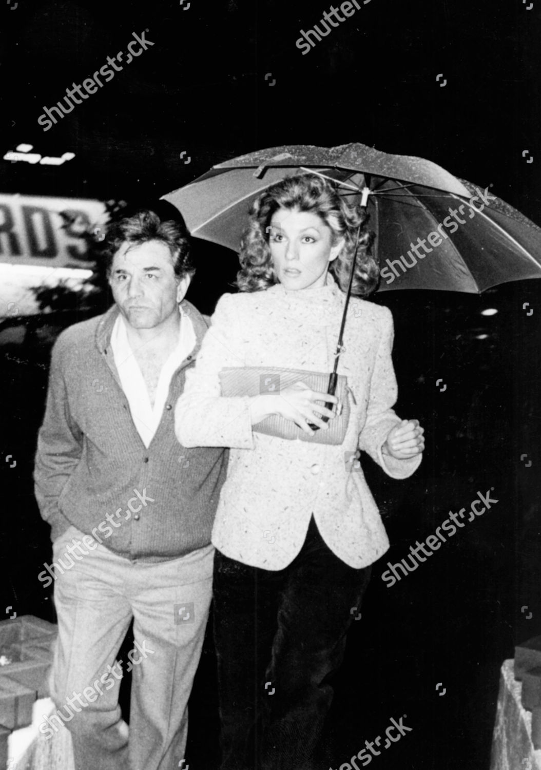 Peter Falk His Wife Shera Danese Editorial Stock Photo - Stock Image ...