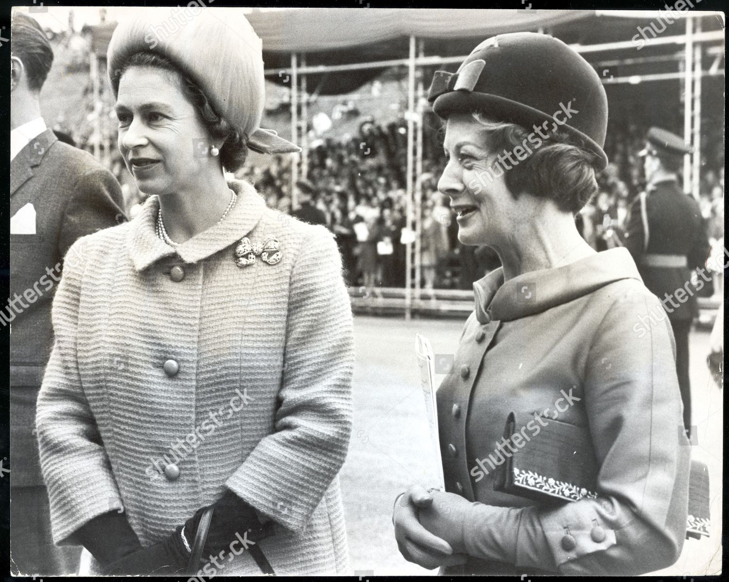 Queen Elizabeth Ii Opens Severn Bridge Editorial Stock Photo - Stock ...