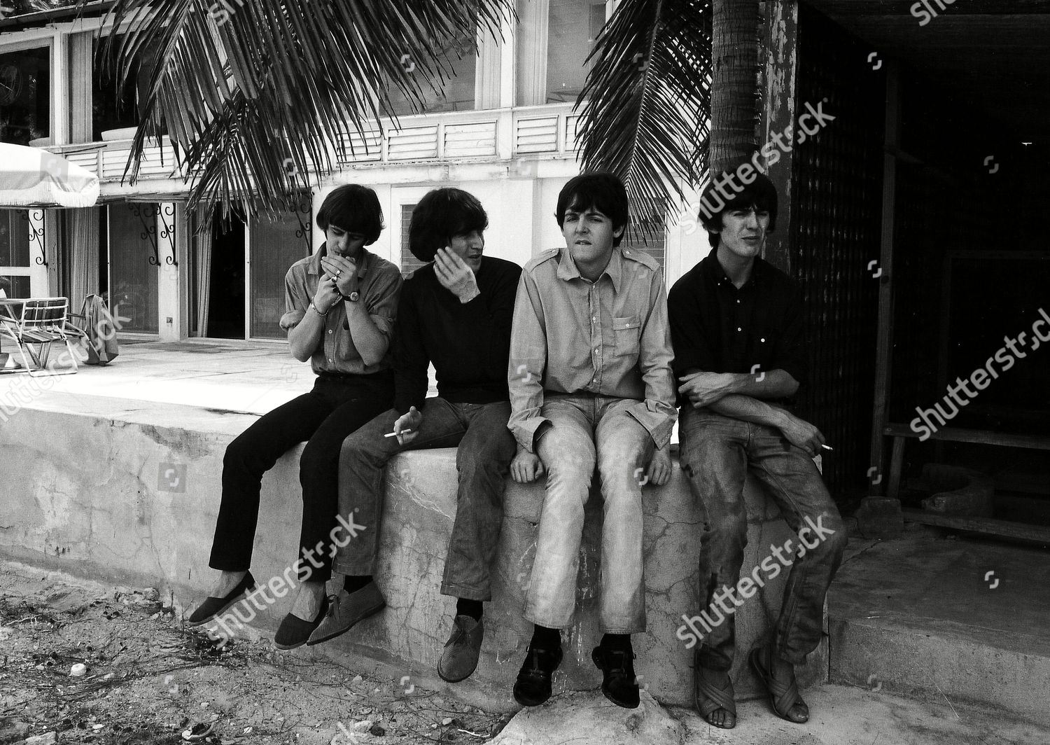 Beatles Take Rest During Filming Help Editorial Stock Photo Stock Image Shutterstock