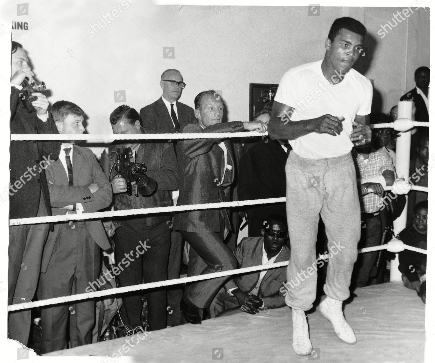 Muhammad Ali Formerly Cassius Clay Training Editorial Stock Photo ...