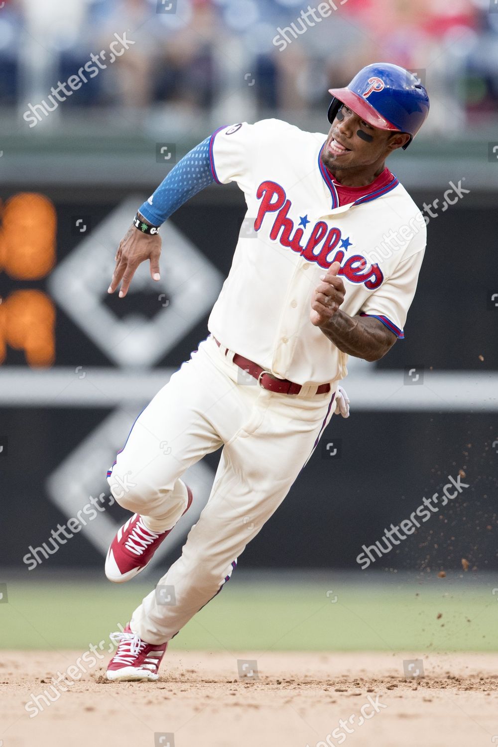 Philadelphia Phillies Left Fielder Nick Williams Editorial Stock Photo