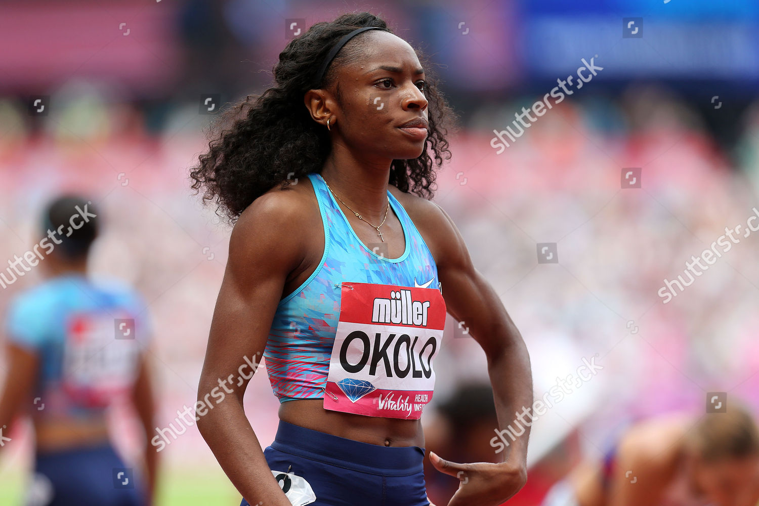 Courtney Okolo Usa After Competing 400 Editorial Stock Photo Stock