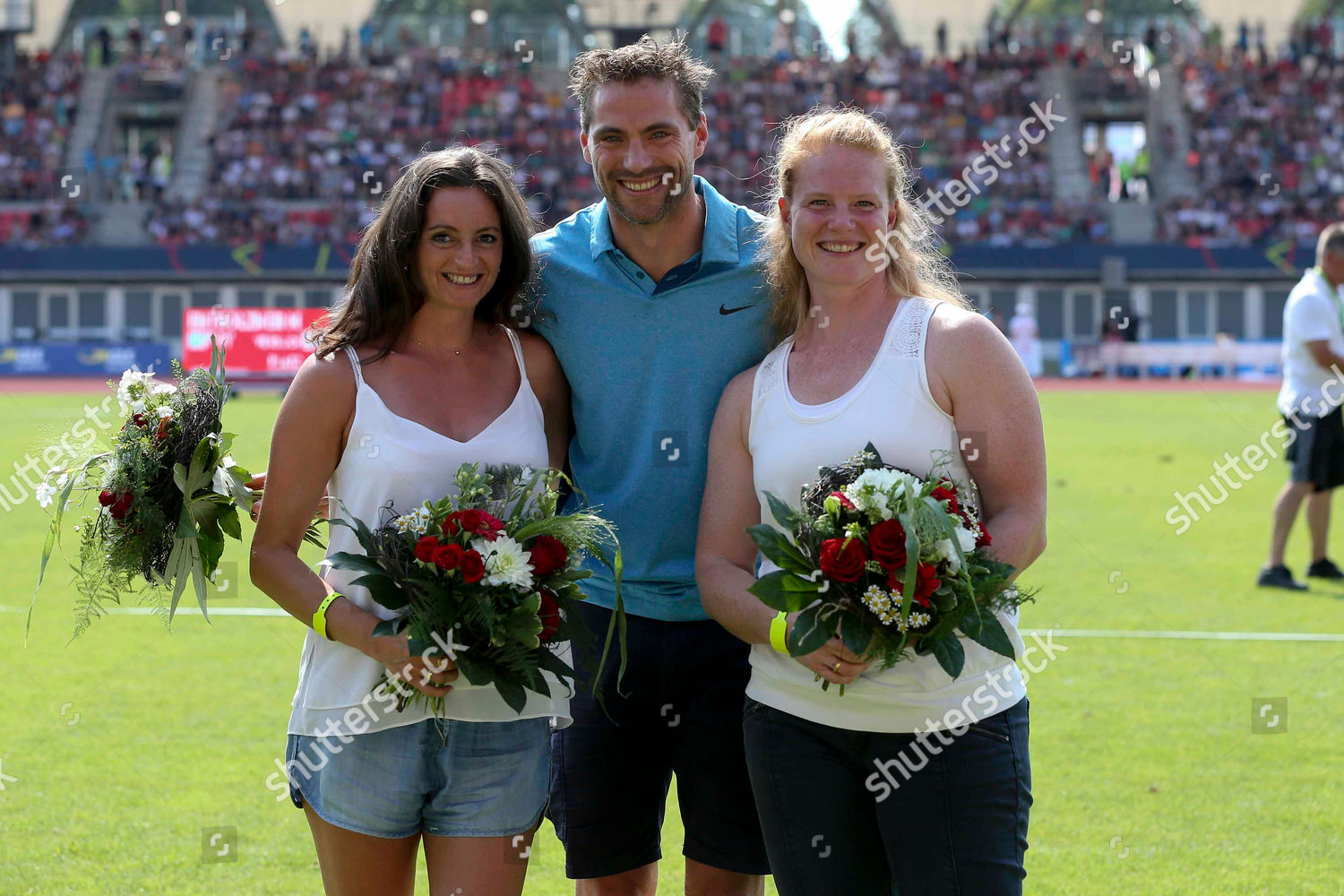 Kristina Gadschiew Otto Betty Heidler Local Editorial Stock Photo