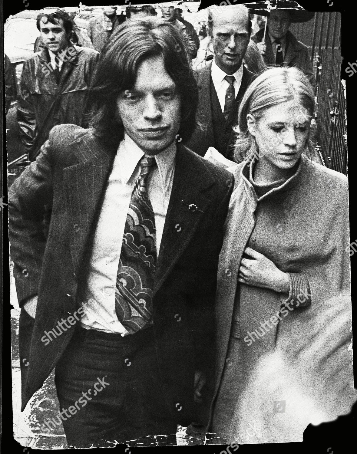 Rolling Stones Mick Jagger His Girlfriend Marianne Editorial Stock Photo Stock Image Shutterstock
