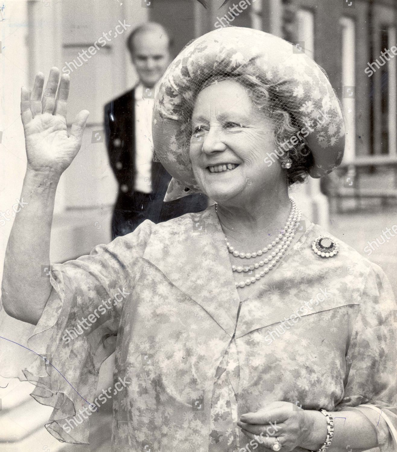 Queen Elizabeth Queen Mother 1978 Daughters Editorial Stock Photo ...