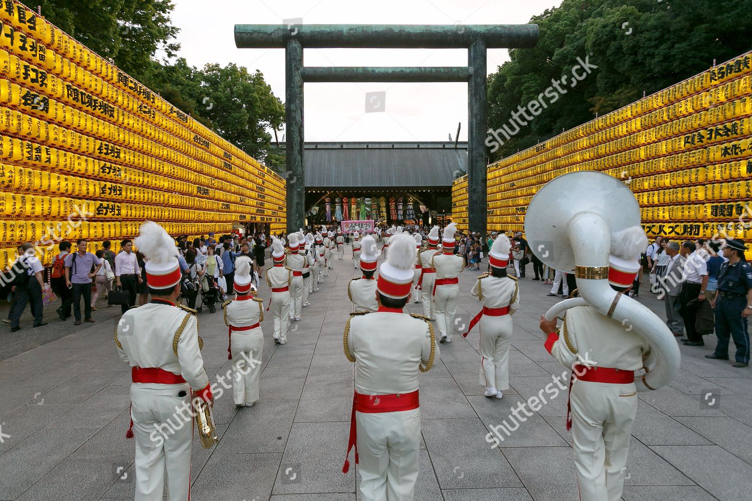 Marching Band Perform During Annual Mitama Festival Editorial Stock Photo Stock Image Shutterstock