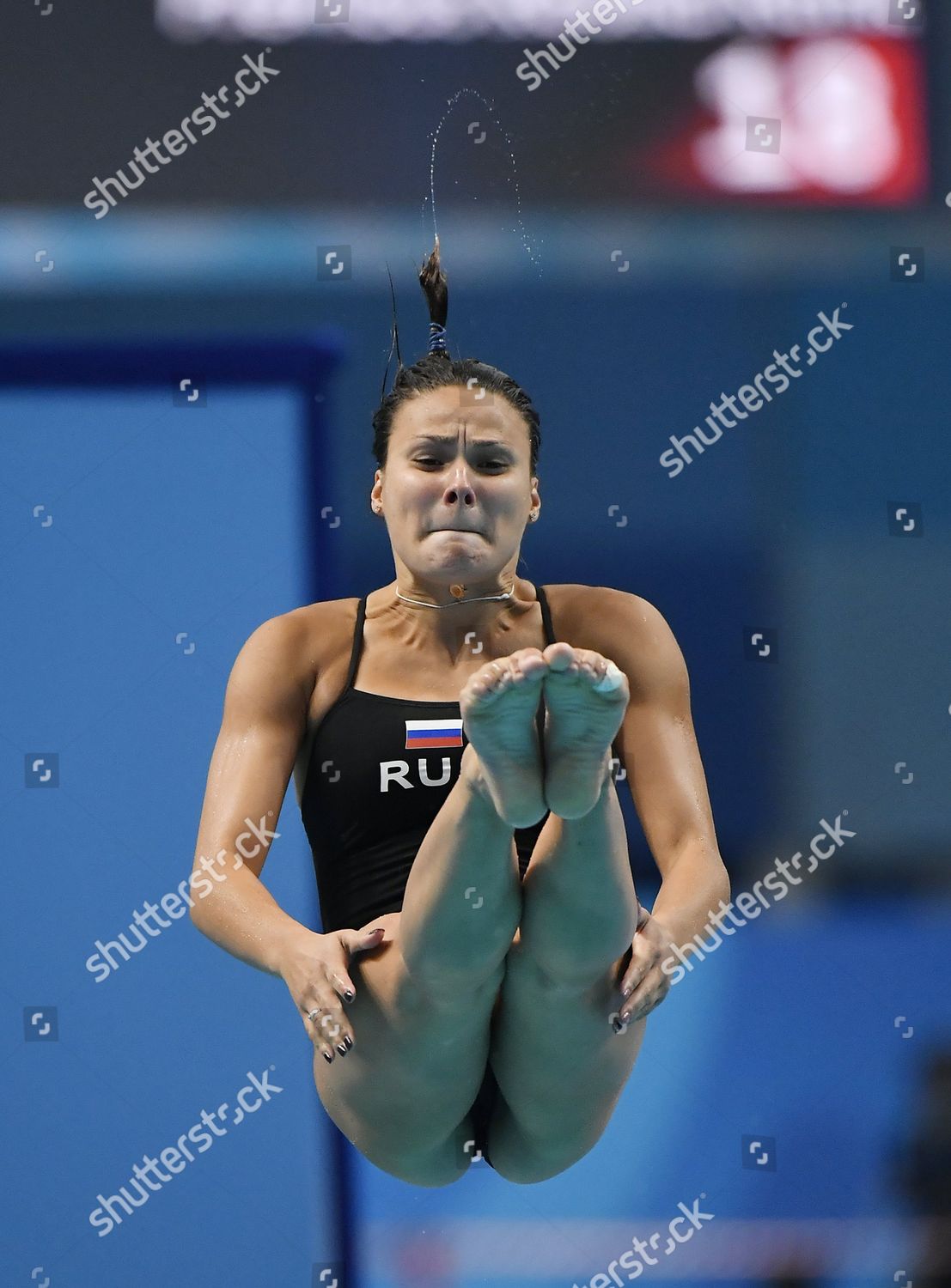 Maria Polyakova Russia Competes Womens Diving Editorial Stock Photo ...