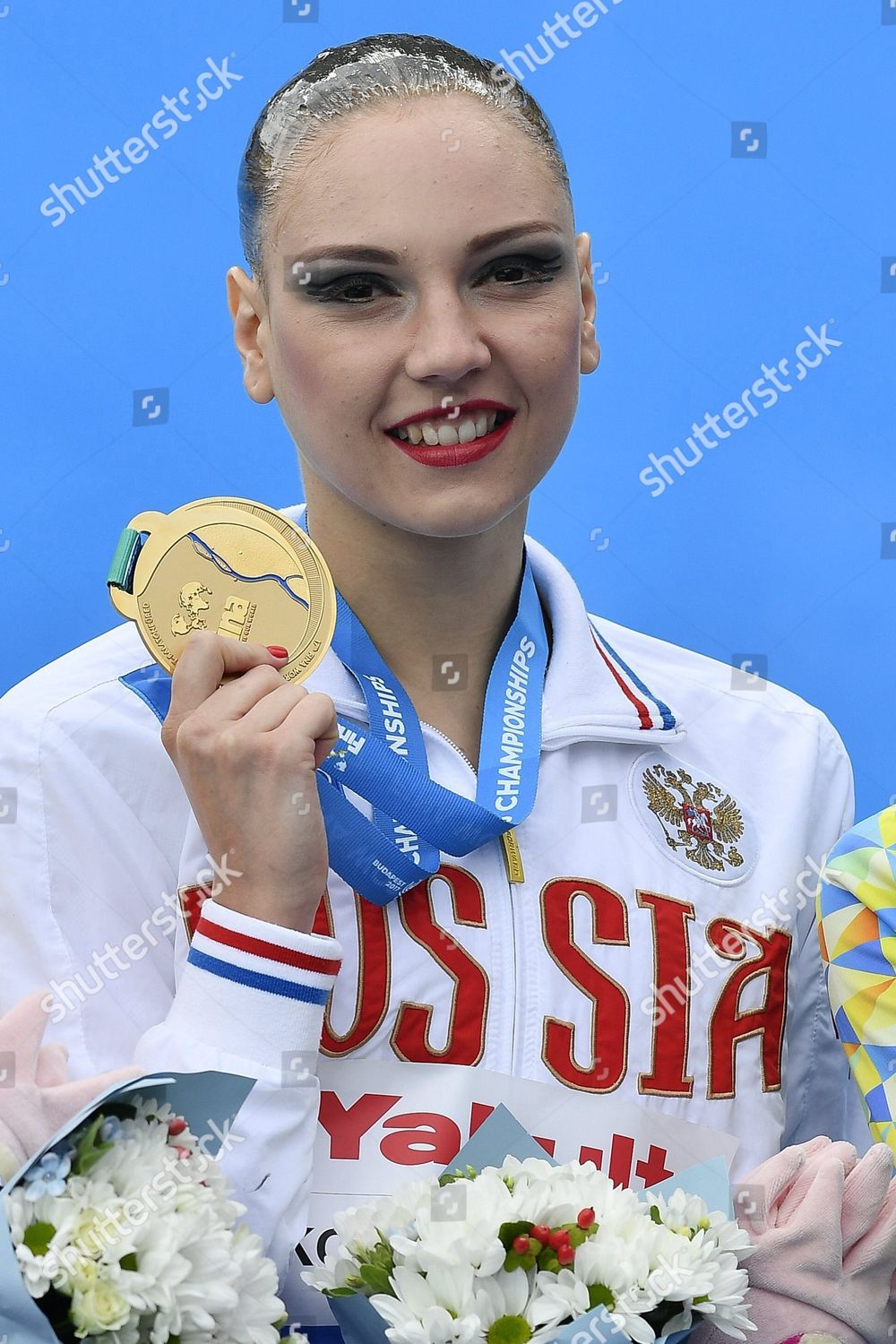 Gold Medal Winning Svetlana Kolesnichenko Russia Editorial Stock Photo ...