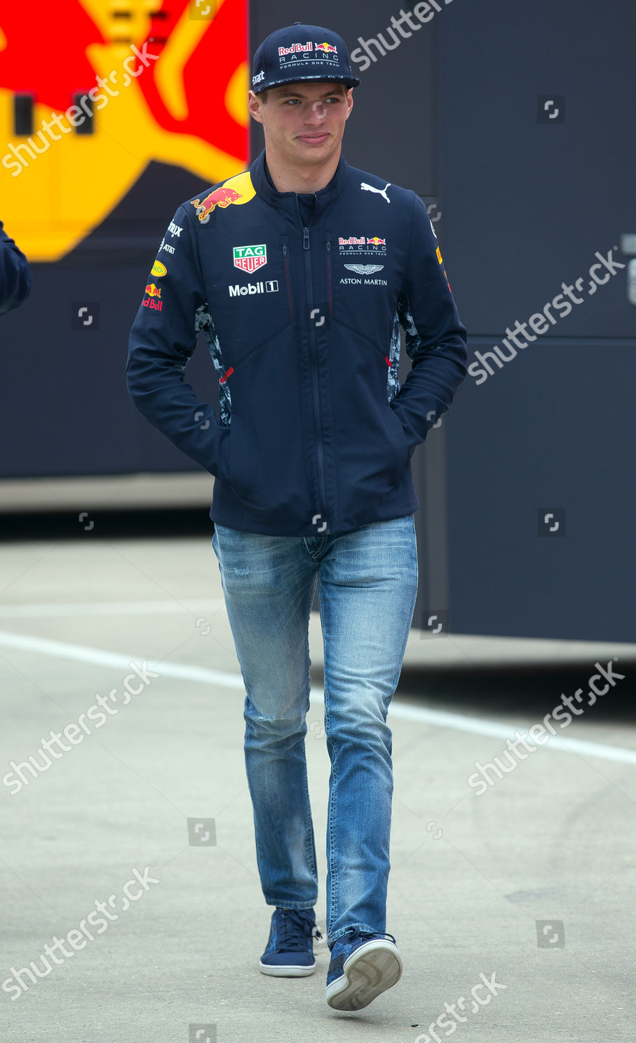 Red Bull Max Verstappen Paddock Stock Photo - Stock Image | Shutterstock