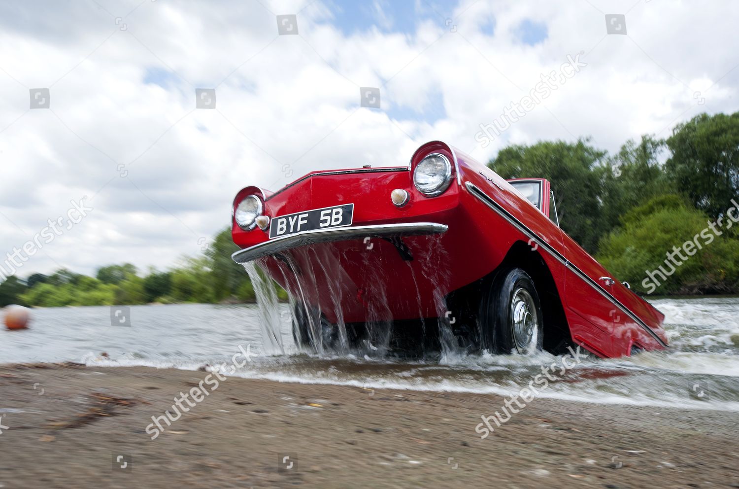 1960s British Amphibious Vehicle Amphicar Rare Editorial Stock Photo