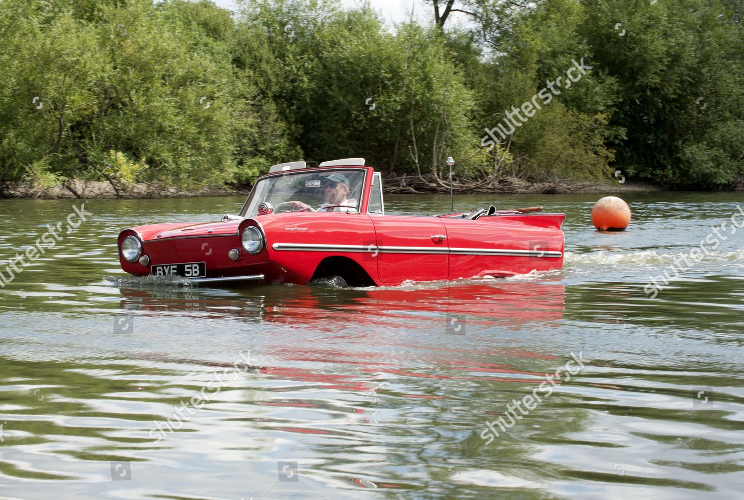 1960s British Amphibious Vehicle Amphicar Rare Editorial Stock Photo