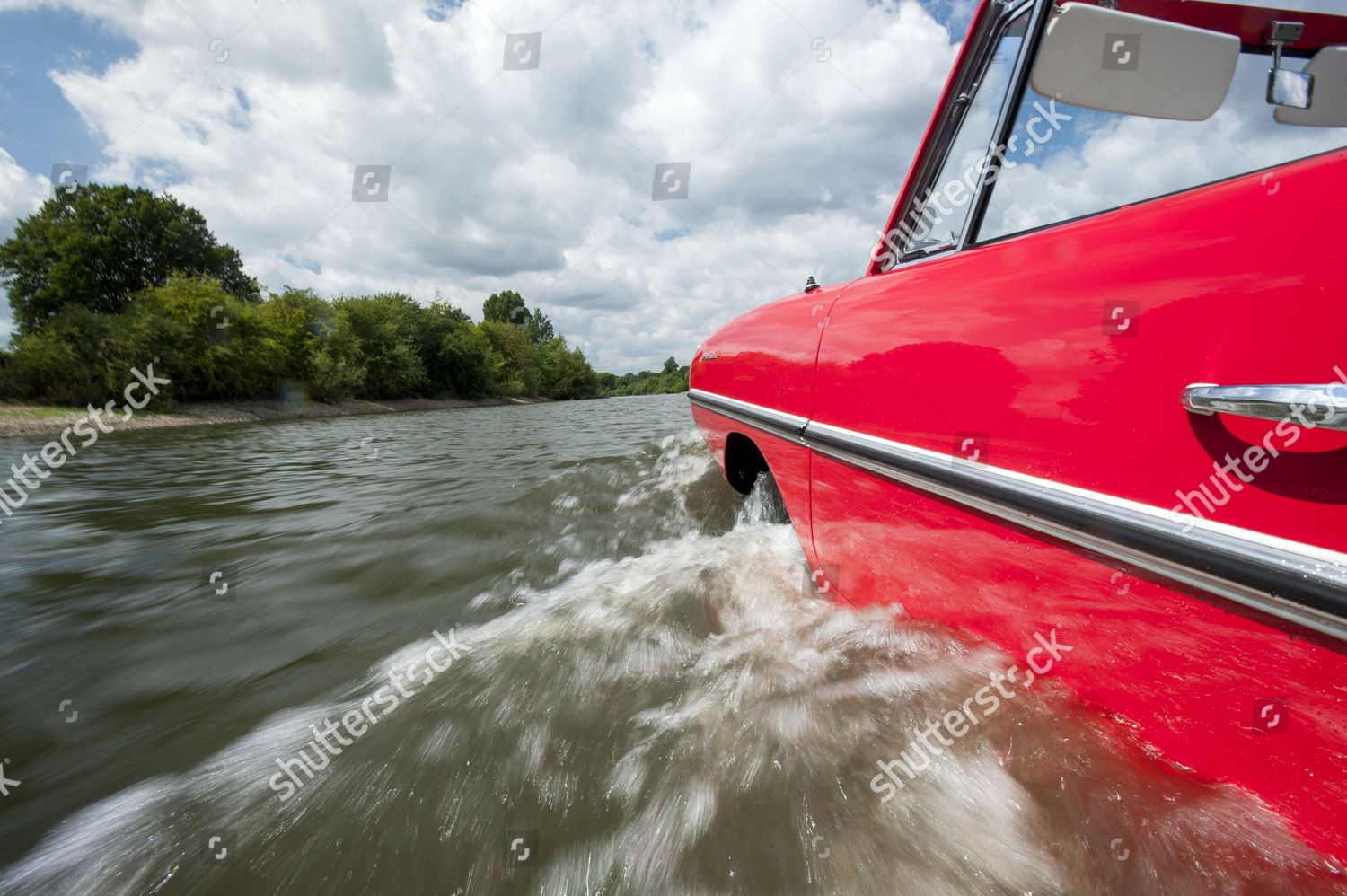 1960s British Amphibious Vehicle Amphicar Rare Editorial Stock Photo