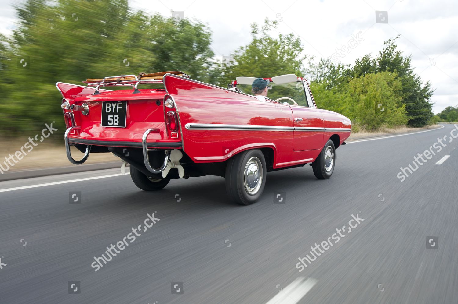 1960s British Amphibious Vehicle Amphicar Rare Editorial Stock Photo