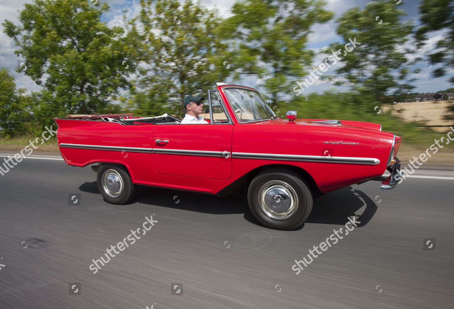 1960s British Amphibious Vehicle Amphicar Rare Editorial Stock Photo