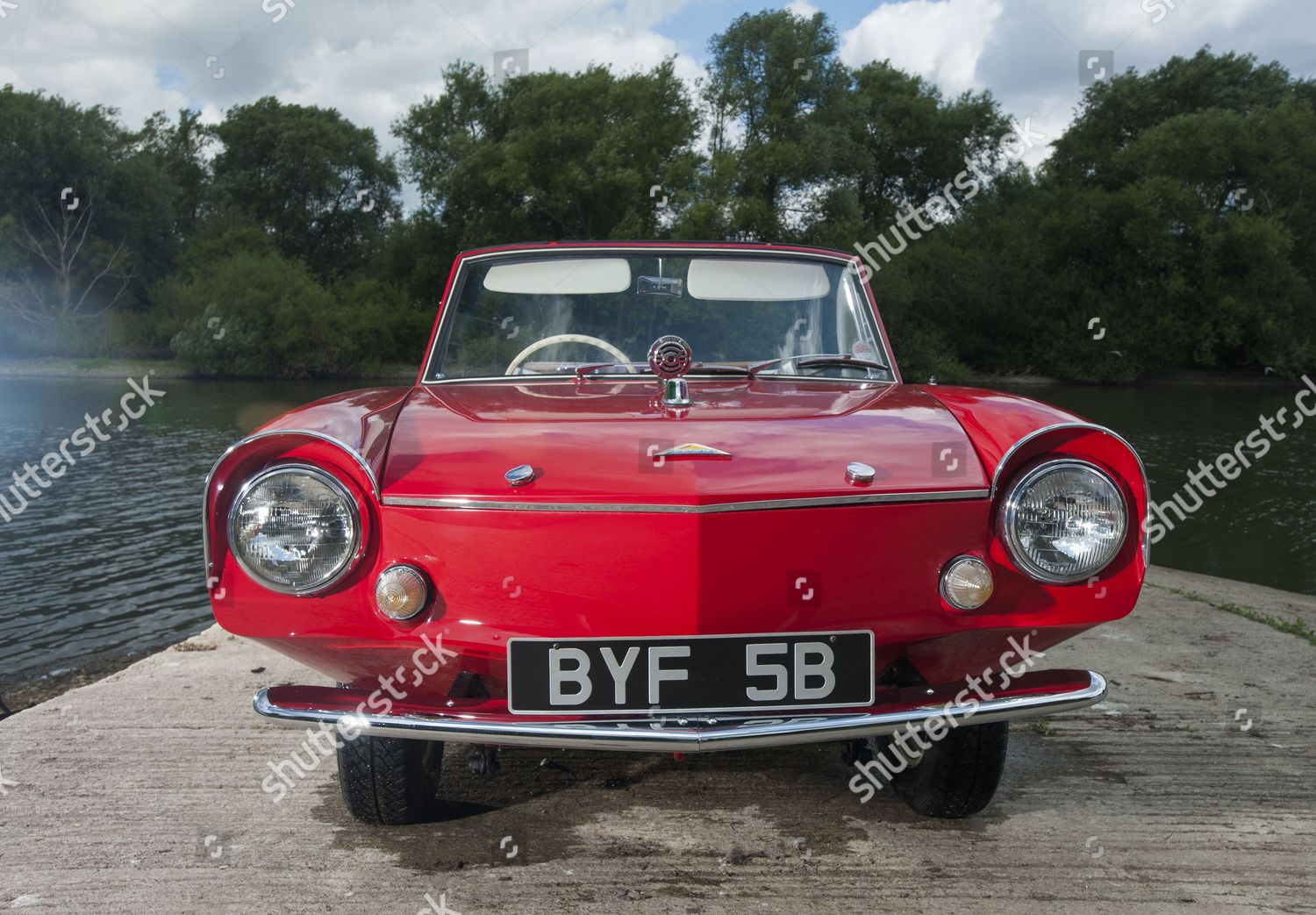 1960s British Amphibious Vehicle Amphicar Rare Editorial Stock Photo