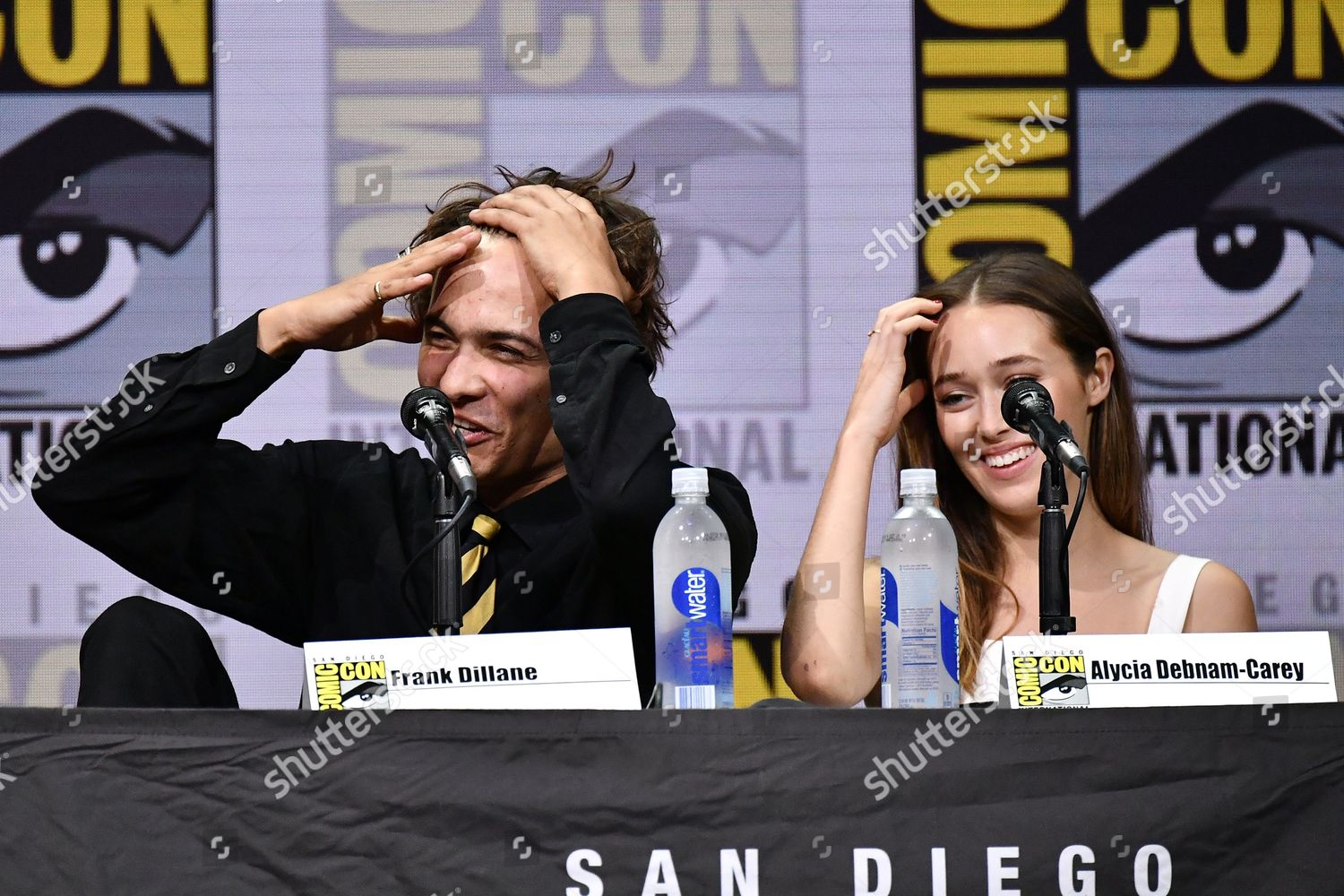 Frank Dillane Alycia Debnam Carey Editorial Stock Photo - Stock Image