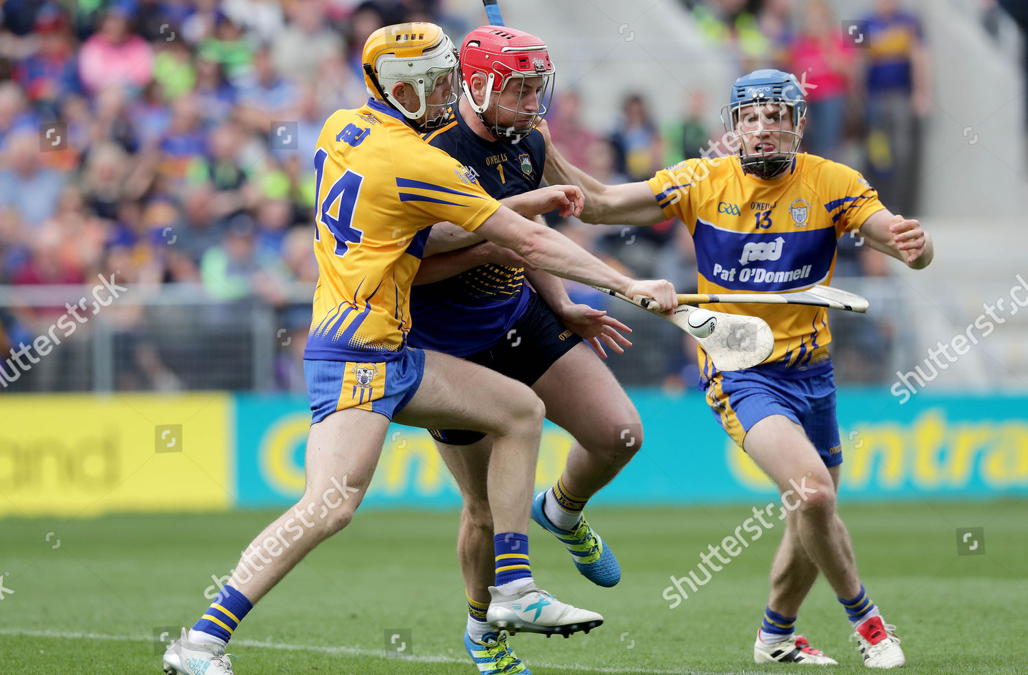 Clare Vs Tipperary Clares Aaron Cunningham Editorial Stock Photo