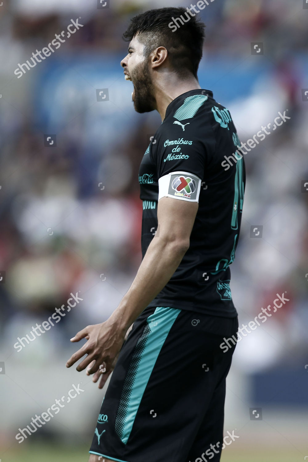 Santos Lagunas Player Nestor Araujo Celebrates Editorial Stock Photo -  Stock Image | Shutterstock