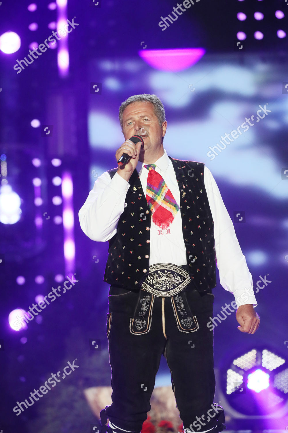 Saenger Norbert Rier Den Kastelruther Spatzen Editorial Stock Photo ...