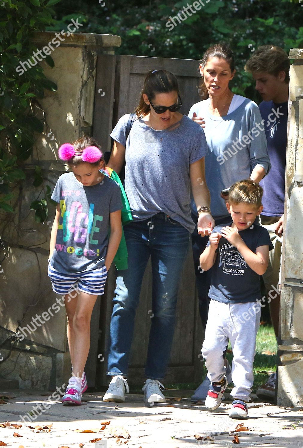 Jennifer Garner Her Children Seraphina Affleck Editorial Stock Photo