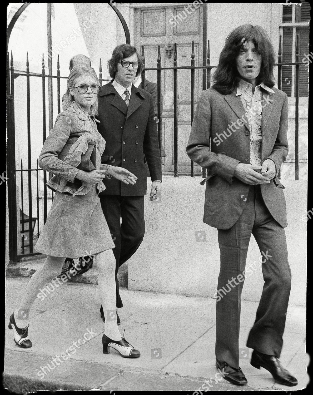 Mick Jagger Marianne Faithfull Outside Marlborough Street Editorial Stock Photo Stock Image Shutterstock