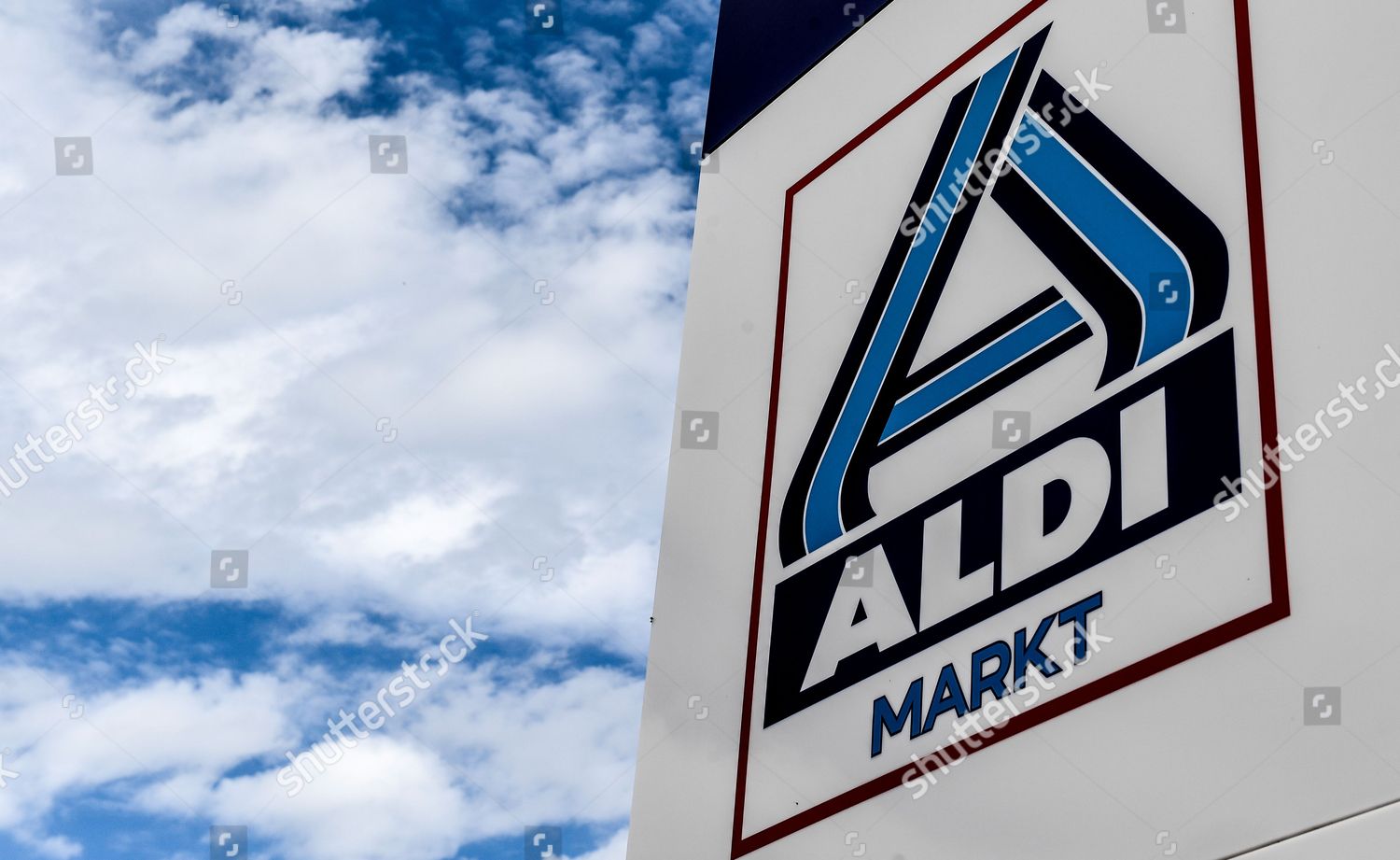 Logo Aldi Supermarket Dresden Germany 04 Editorial Stock Photo Stock