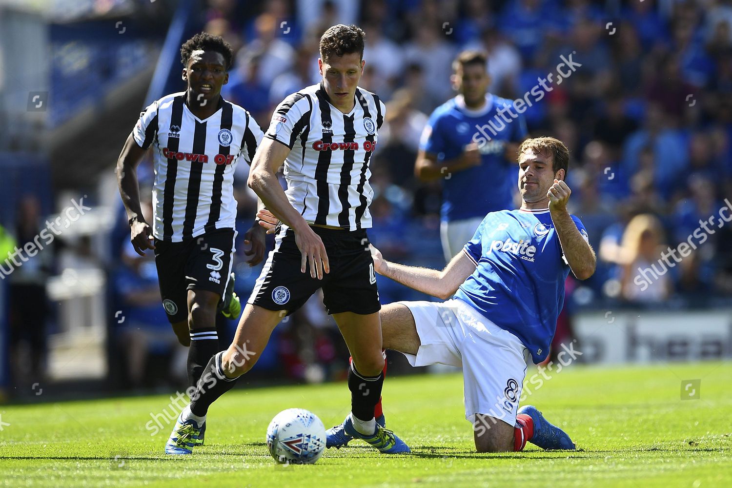 Jim Mcnulty Rochdale Wins Ball Tackle Editorial Stock Photo - Stock ...