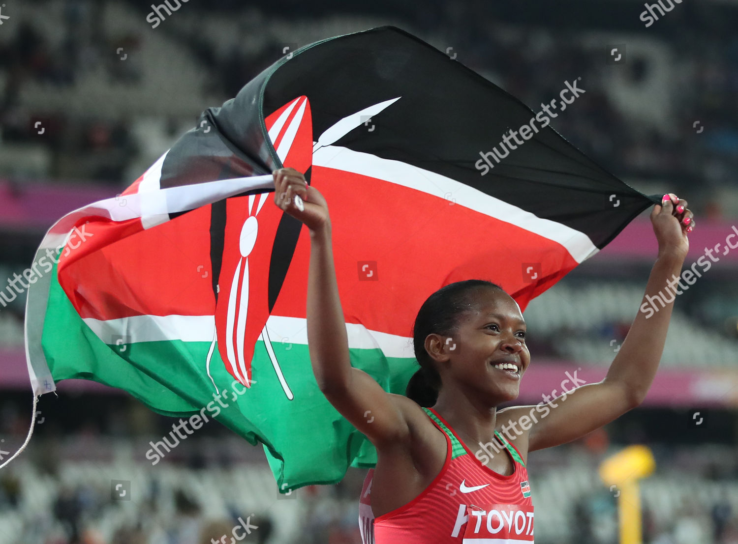 Gold Medalist Faith Chepngetich Kipyegon Kenya Editorial Stock Photo ...