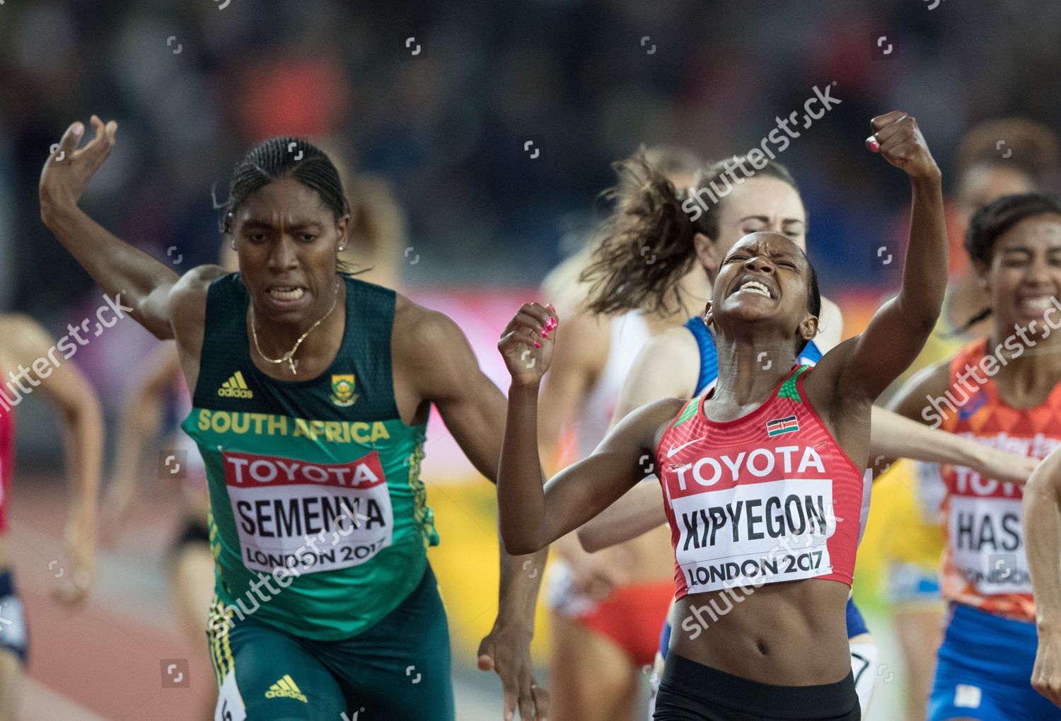 Faith Chepngetich Kipyegon Wins Gold Great Editorial Stock Photo ...