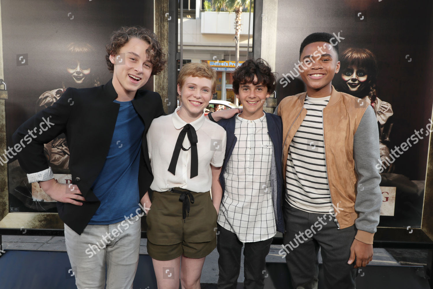 Wyatt Oleff Sophia Lillis Jack Dylan Editorial Stock Photo - Stock ...