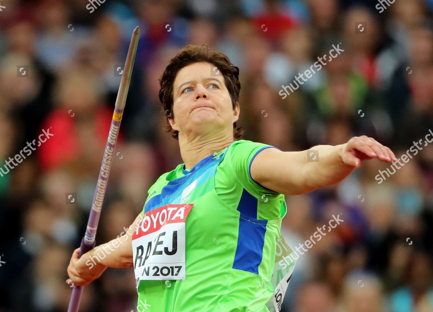Martina Ratej Slovenia Competes Womens Javelin Editorial Stock Photo