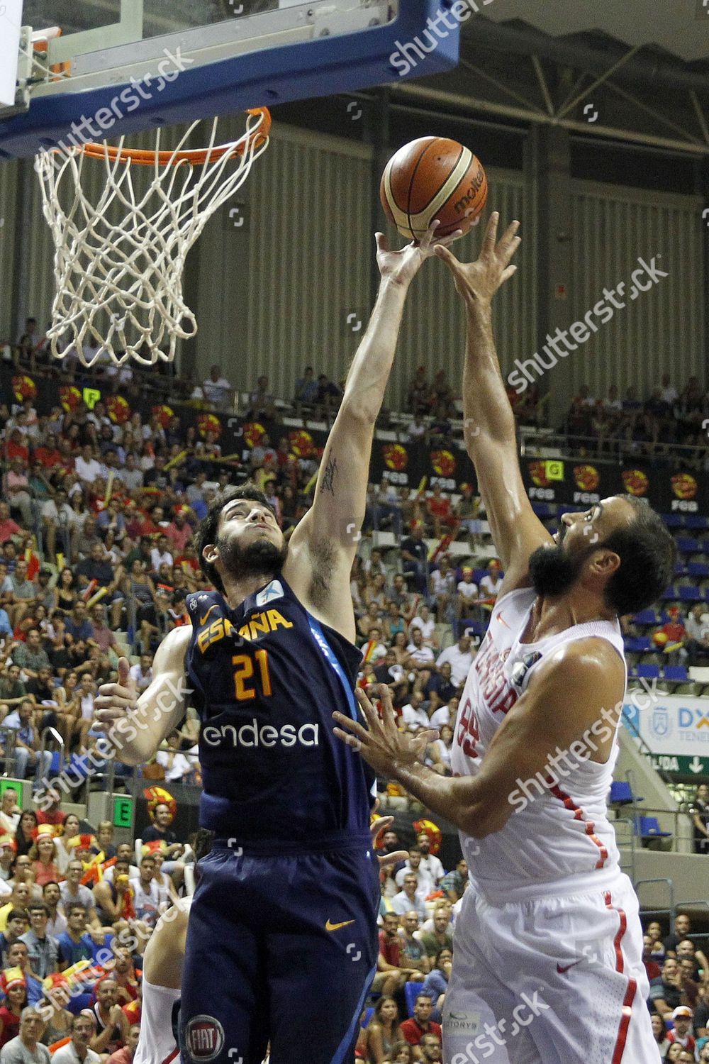 Spanish National Basketball Team Forward Alex Editorial Stock Photo