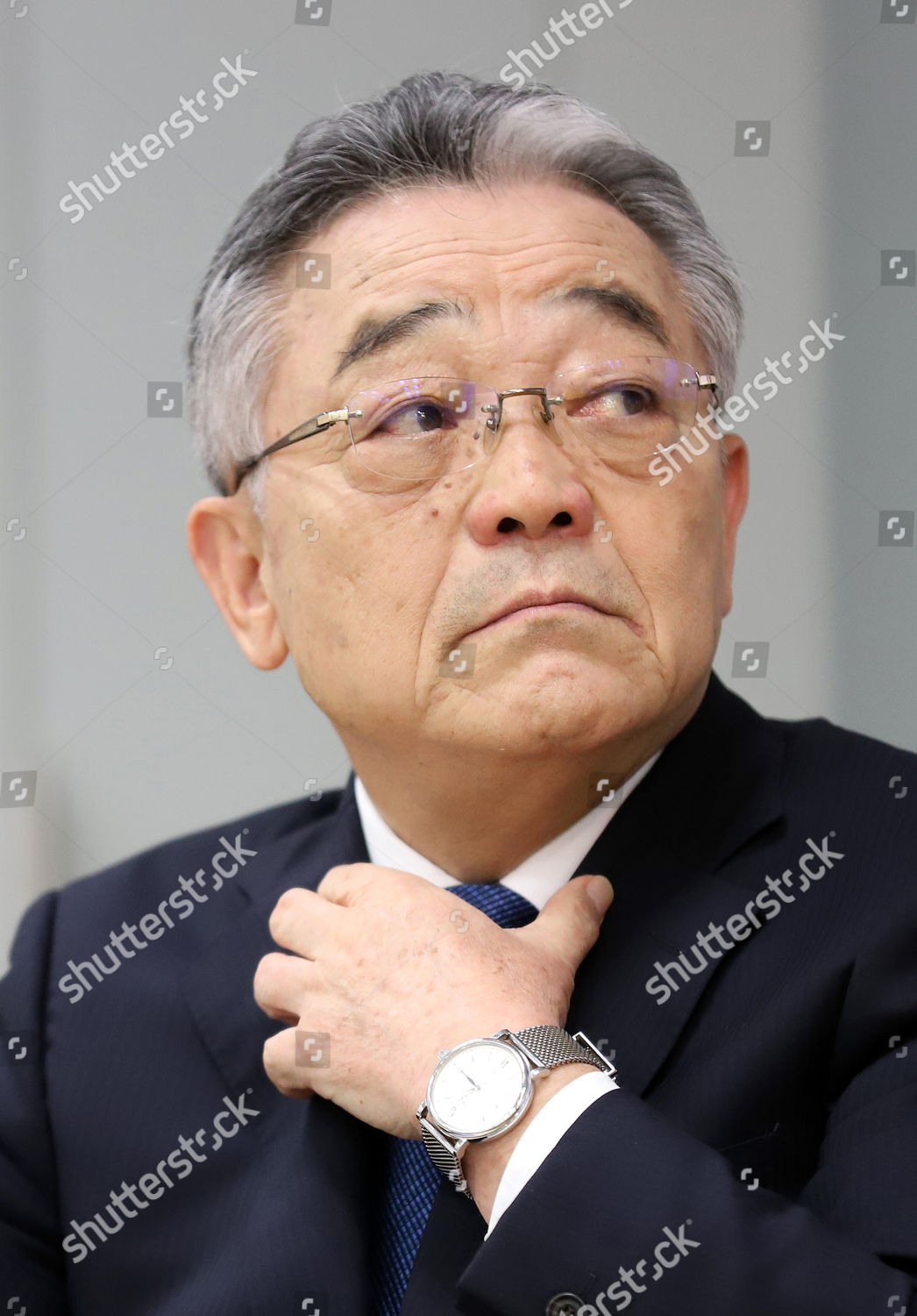 Japan Display Chairman Ceo Nobuhiro Higashiiriki Editorial Stock Photo