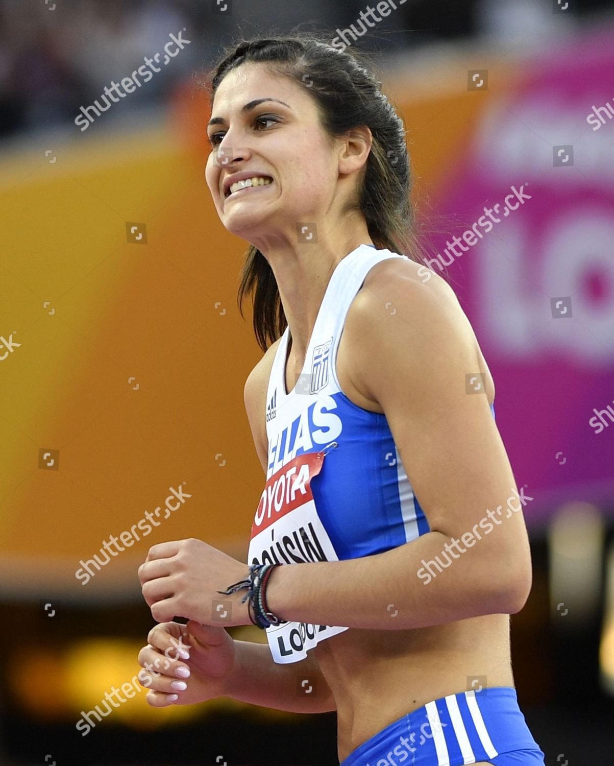 Tatiana Gousin Greece Competes Womens High Editorial Stock Photo