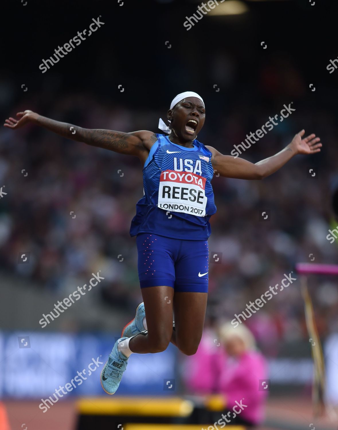 Gold Medal Winner Brittney Reese Usa Editorial Stock Photo Stock