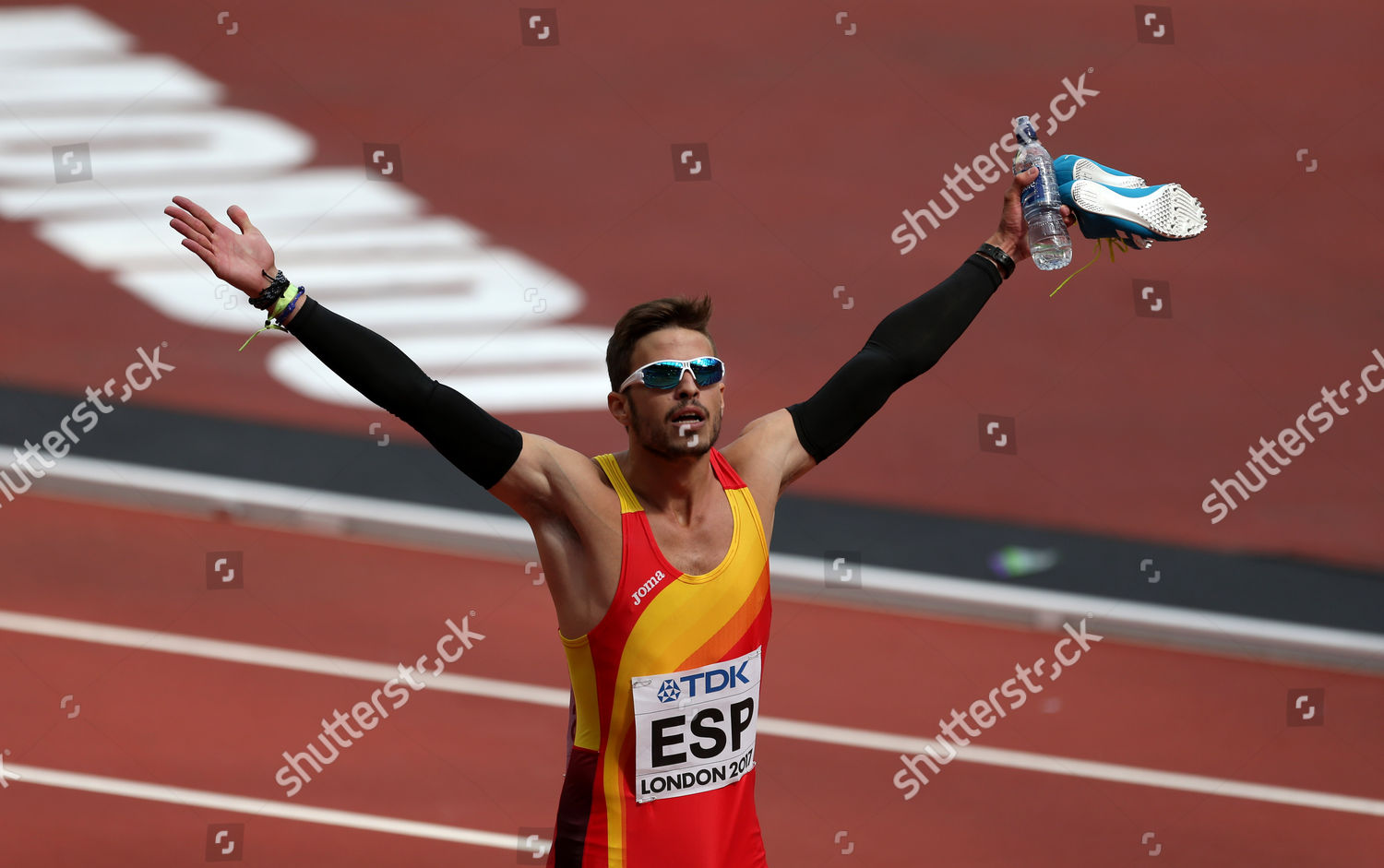 Darwin Echeverry Spain After Mens 4x400 Editorial Stock Photo Stock