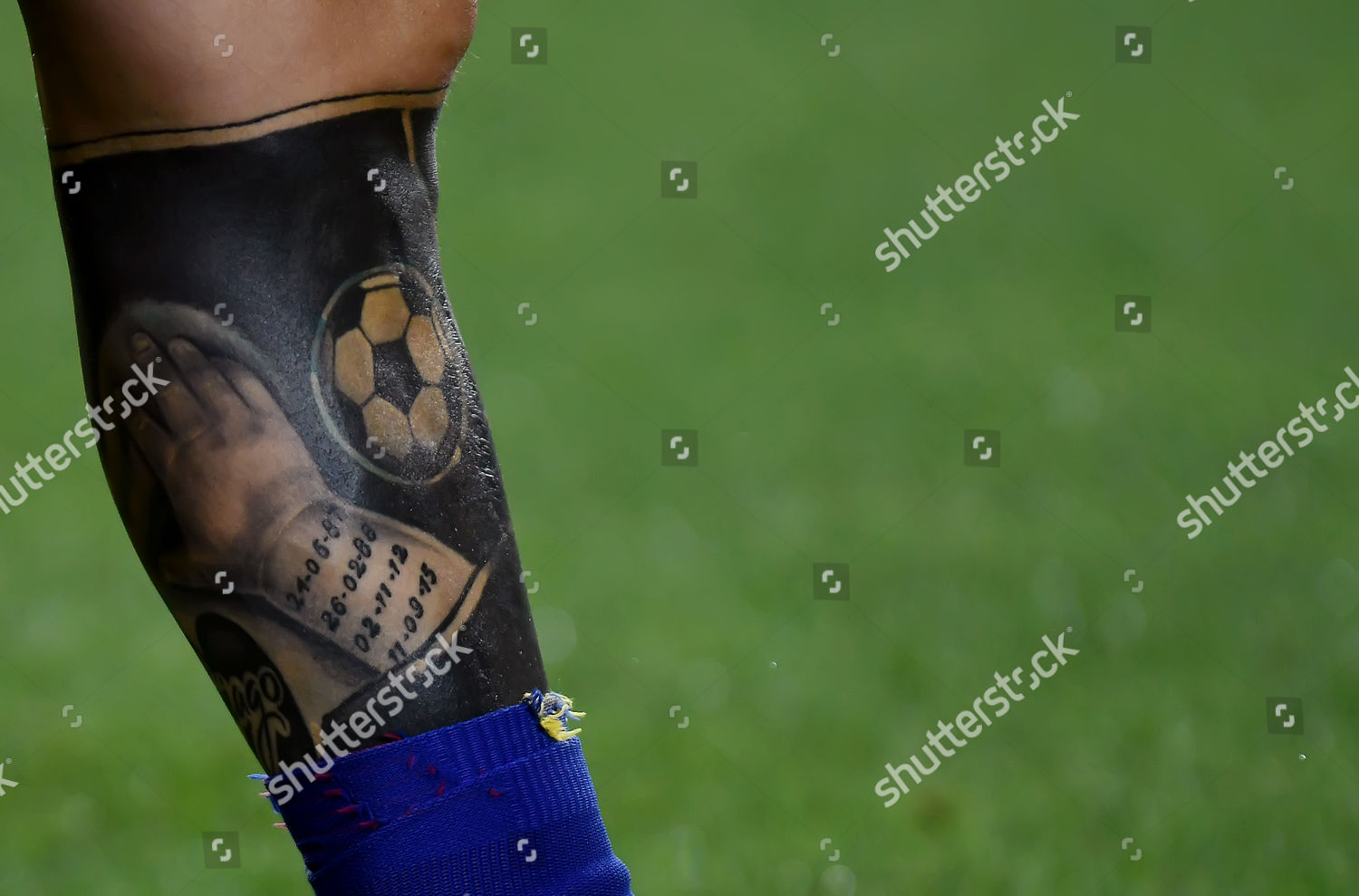 Lionel Messi Fc Barcelona Tatoo Editorial Stock Photo - Stock Image ...