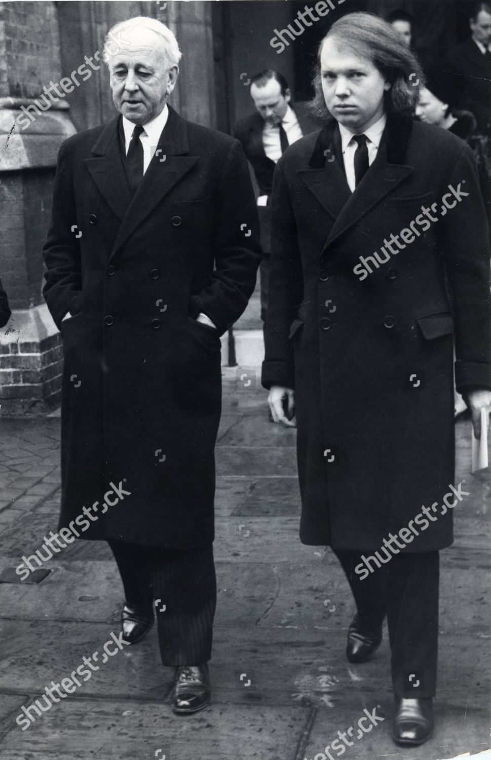 Garech Browne Pictured His Father 4th Baron Redaktionelles Stockfoto