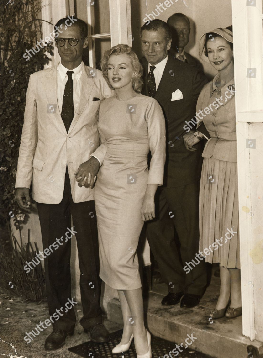 Ltor Arthur Miller Marilyn Monroe Sir Laurence Editorial Stock Photo Stock Image Shutterstock