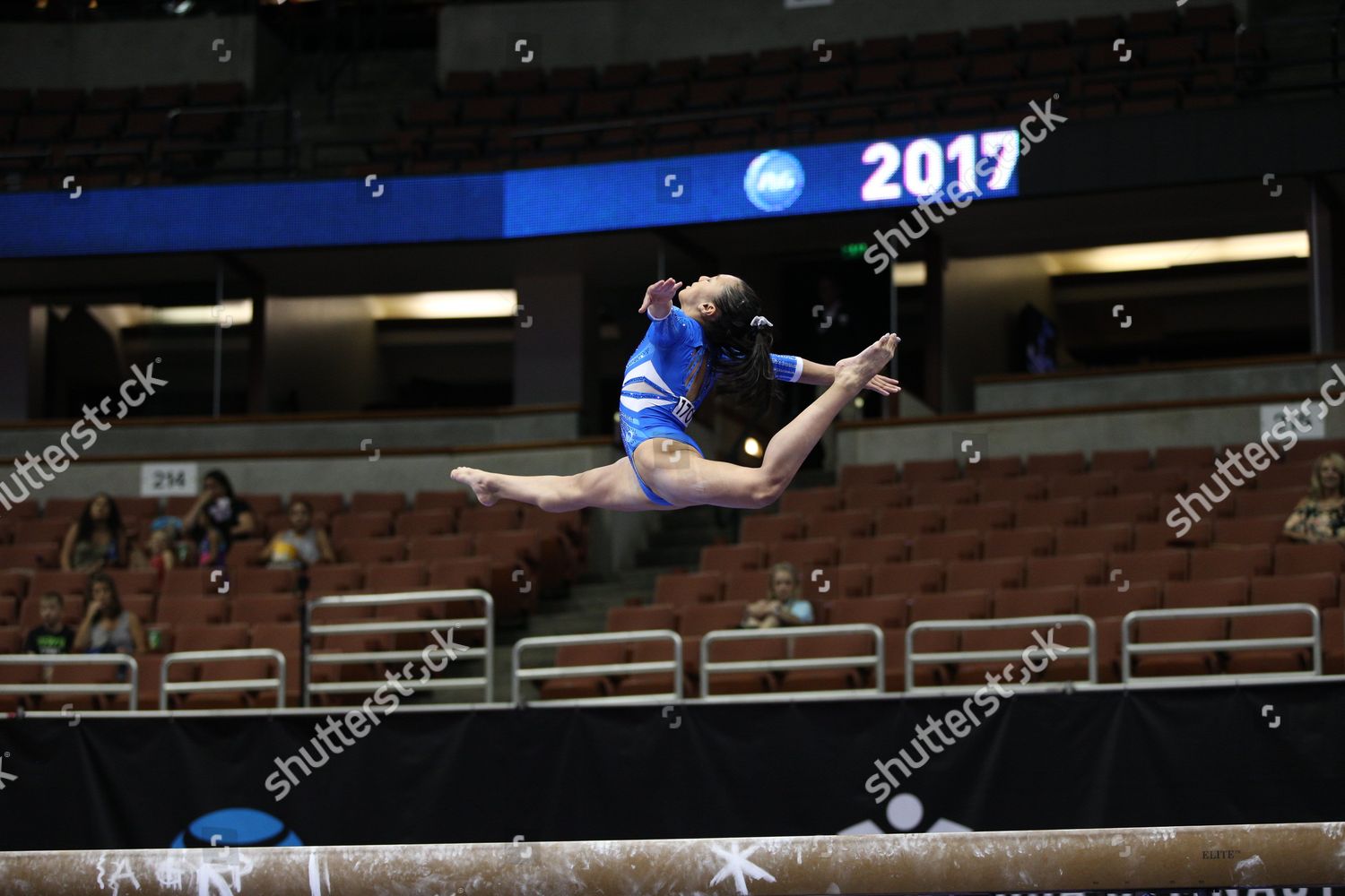 Gymnast Emma Malabuyo Competes On First Editorial Stock Photo Stock